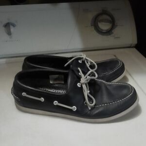 Navy Blue Brooks Brothers  Boat Deck  Shoes/ Loafers Size 12 D